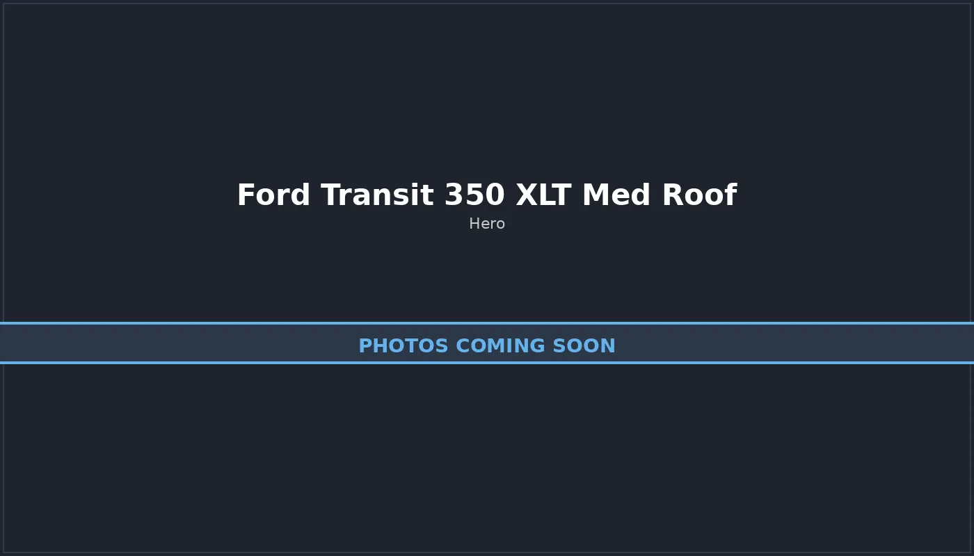 Ford Transit 350 XLT Med Roof