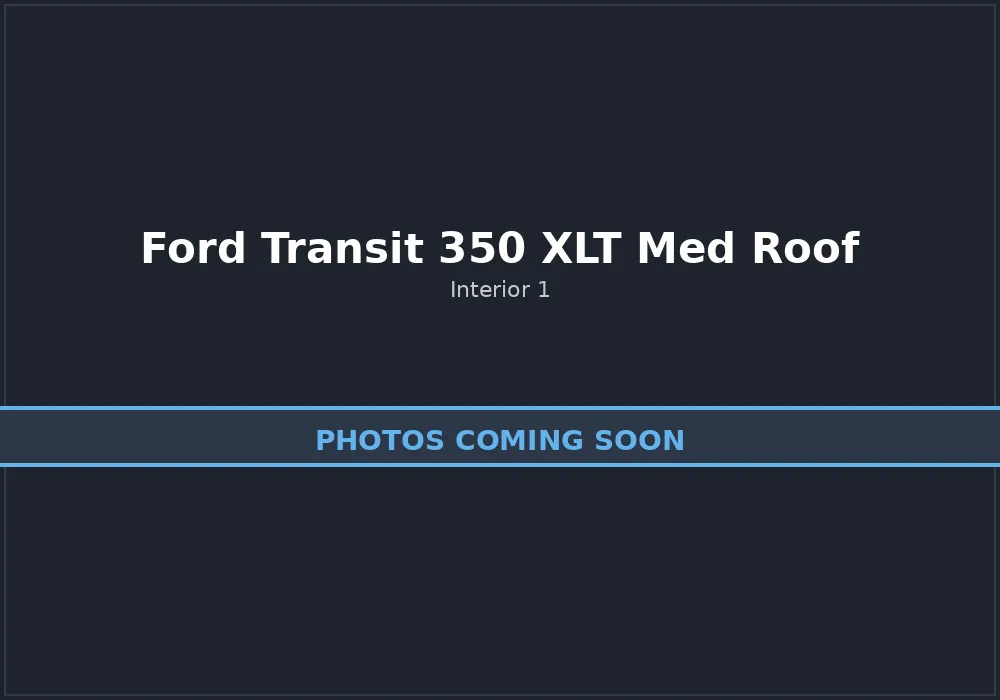 Ford Transit 350 XLT Med Roof interior photo 1