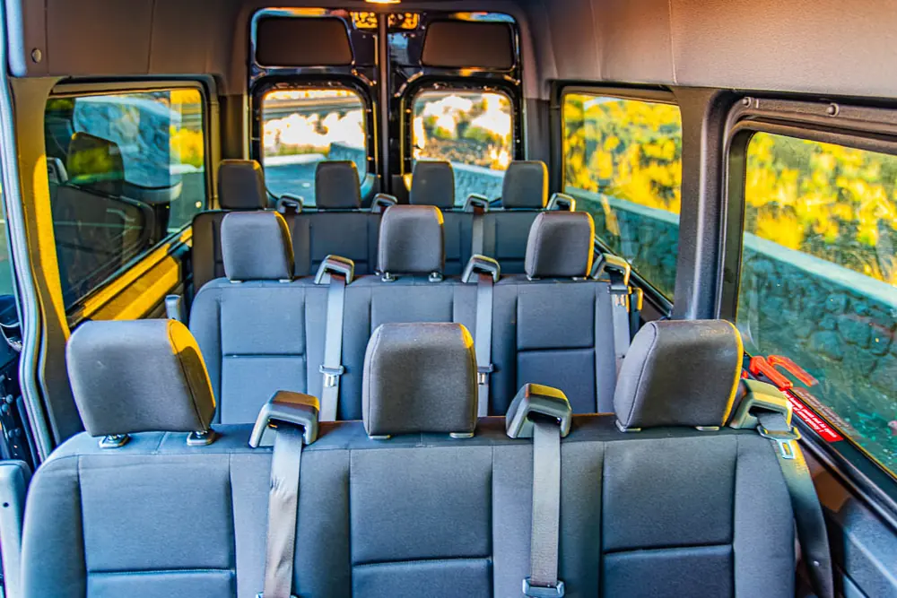 24 Mercedes Sprinter Med Roof interior photo 1