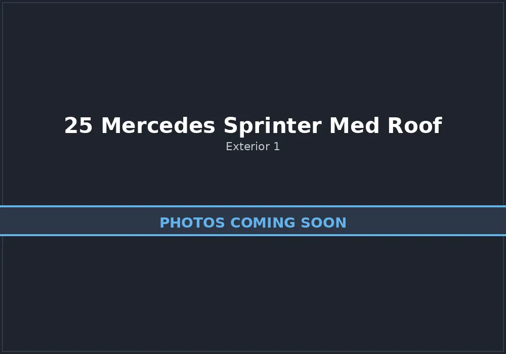 25 Mercedes Sprinter Med Roof exterior photo 1