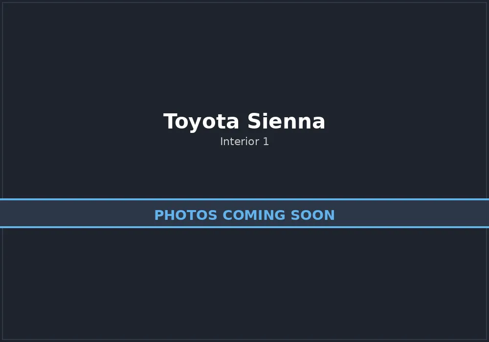 Toyota Sienna interior photo 1