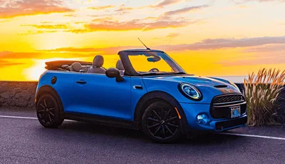 Blue Mini Cooper S