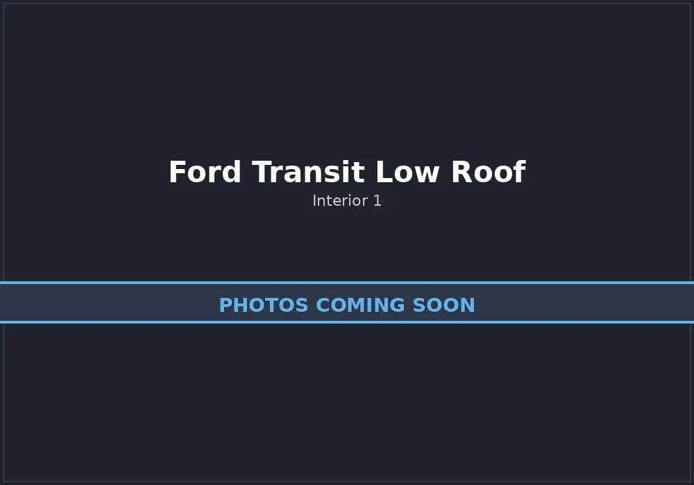 Ford Transit Low Roof interior photo 1