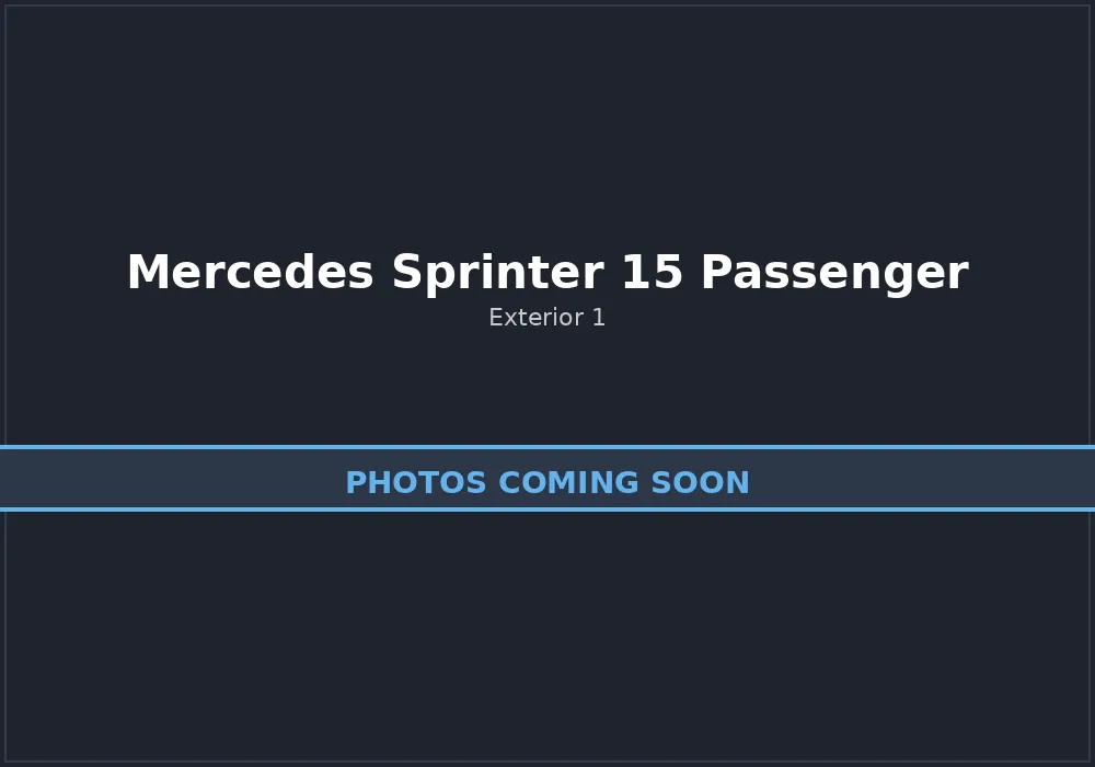 Mercedes Sprinter 15 Passenger exterior photo 1