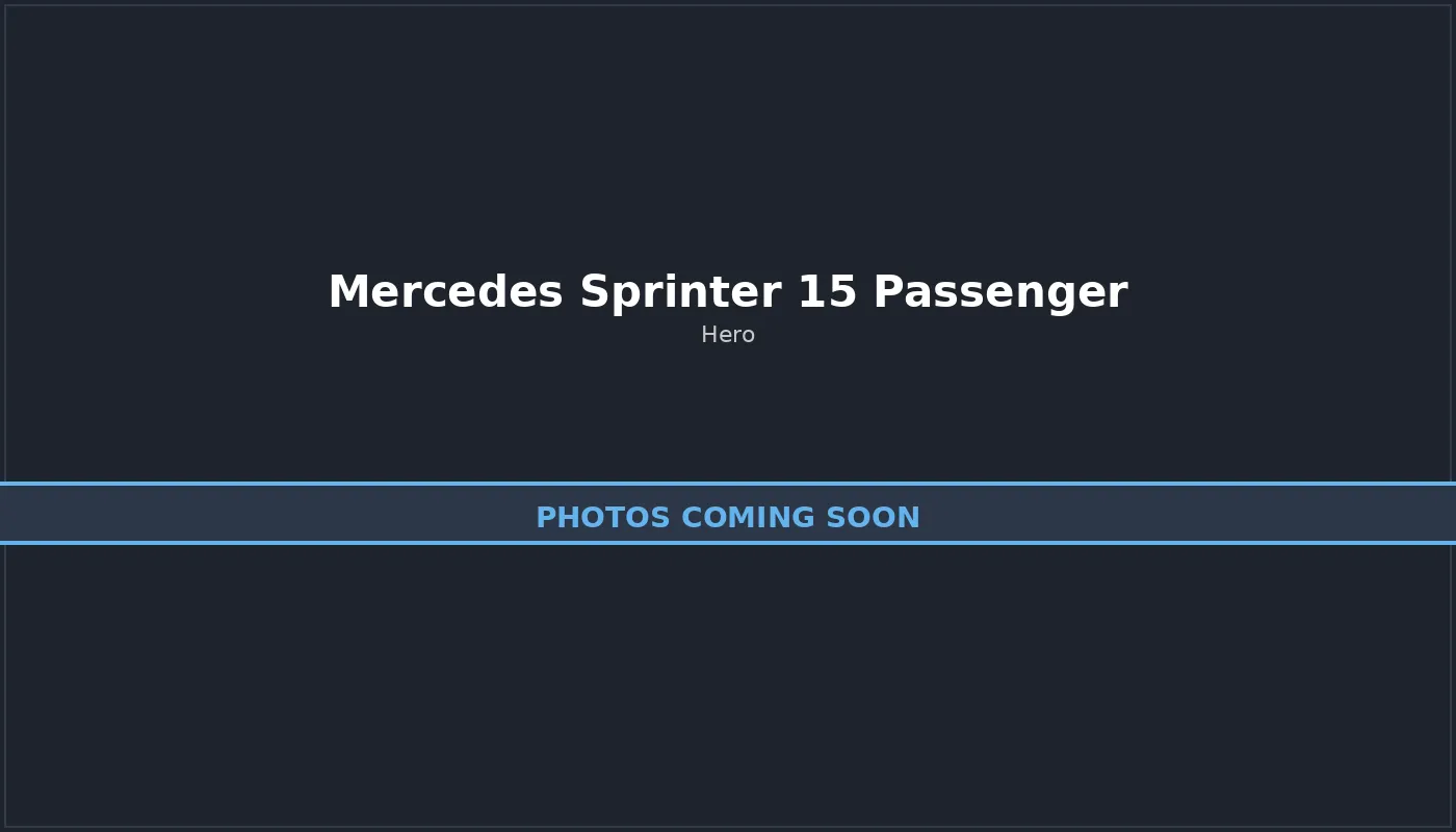 Mercedes Sprinter 15 Passenger