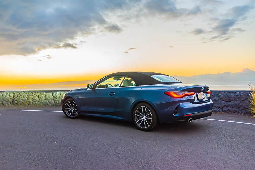 Metallic Blue BMW 430i exterior photo 2