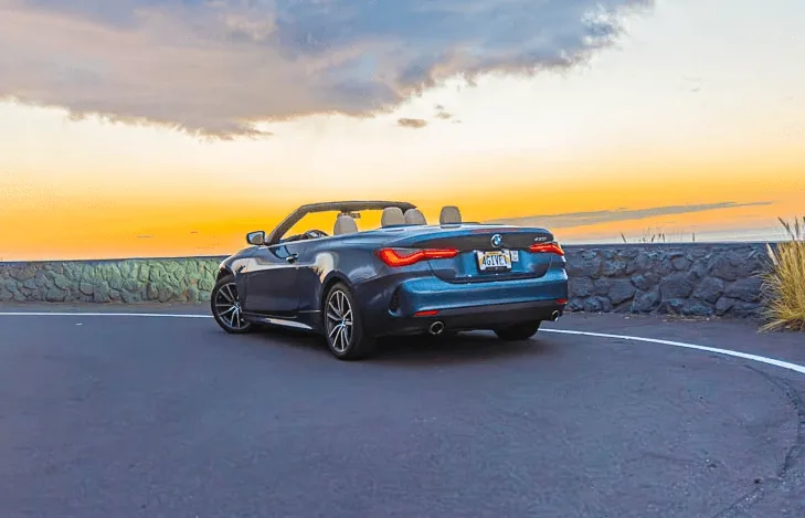 Metallic Blue BMW 430i exterior photo 4