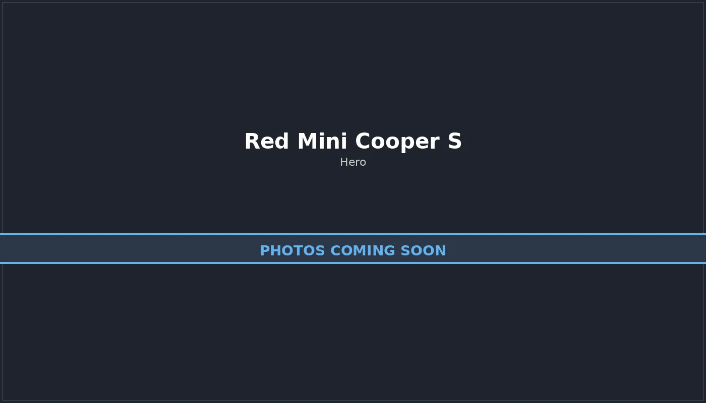 Red Mini Cooper S
