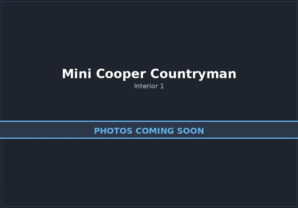 Mini Cooper Countryman interior photo 1
