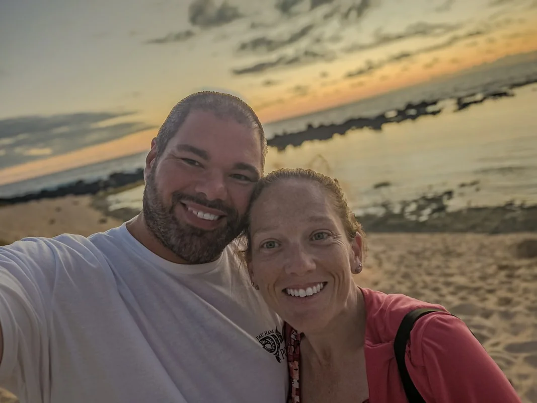 Jason and family, owners of Mauka Hualalai Rentals