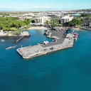 Aerial view of Kailua-Kona pier