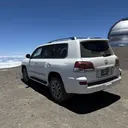 Lexus LX570 parked at the Mauna Kea summit