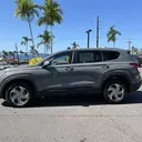 Grey Hyundai Santa Fe rental in Kona